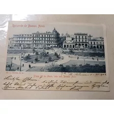 Antigua Postal De 1902 Buenos Aires Plaza De Mayo-circ-1002