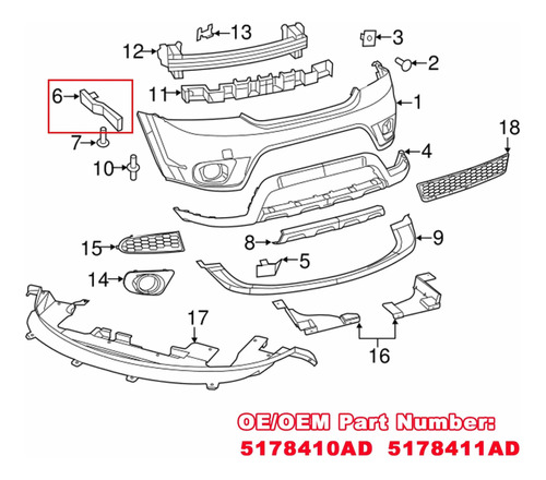 Par Mnsulas Delantera Compatible Con Dodge Journey 2009-20 Foto 5