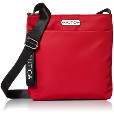 Bolso Bandolera Nautica, Dama, Ligera Color Rojo