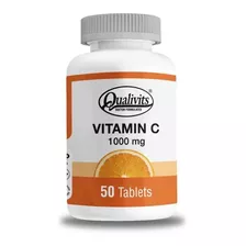 Qualivits Vitamin C 1000mg X 50 Tabletas Sabor Natural