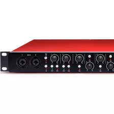 Convertidor Focusrite Scarlett Octopre 8 C, Interfaz A-d A D, Color Rojo 110 V/220 V