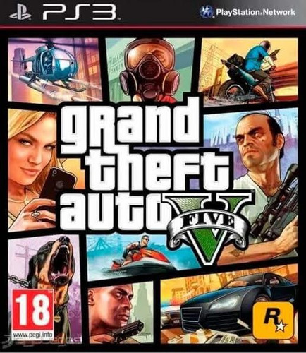 Grand Theft Auto V Gta V + Dlc Ps3 Digital Vcs