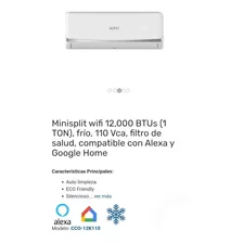 Minisplit Wifi Alexa 12000 Btu