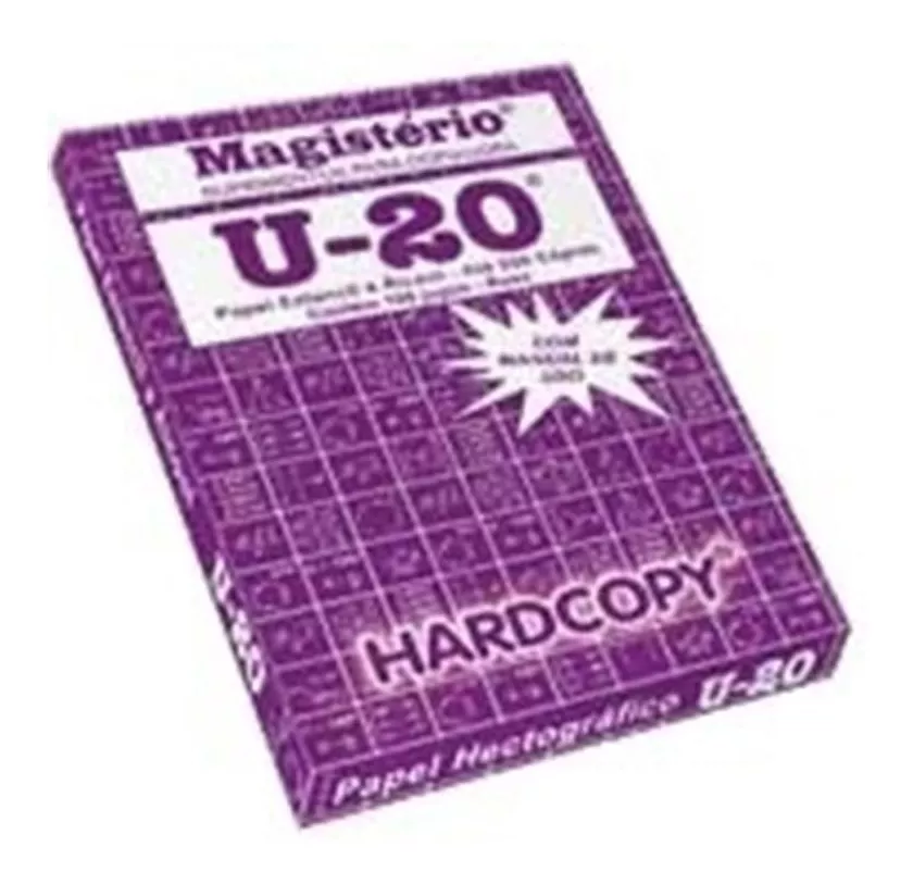 Papel Hectografico U-20 Roxo Hc-101  Cx 100 Jg - Promoção