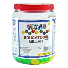 Millar De Fichas De Plastico Diferentes Colores