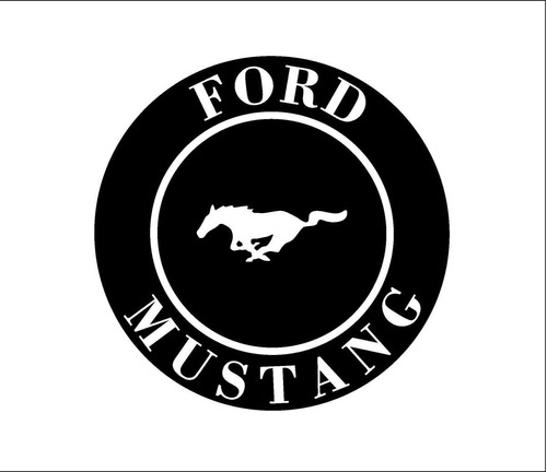 Sticker 30 Cm Mustang Sello Mustang Gt 500 Automotriz Foto 2