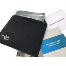 Porta Manual Proprietário Pasta Capa Auto Toyota Feltro Luxo