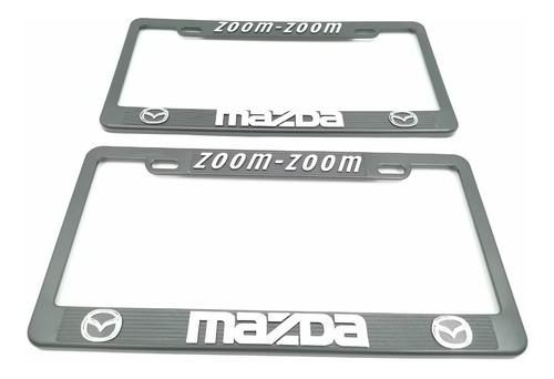 Par De Porta Placas Mazda 3 Mazda 5 Mazda 6 Cx30 Cx5 Cx9 Foto 2