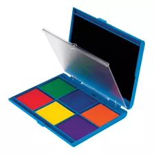 Bloc Para Sellos De Tinta Lavable De 7 Colores De Learning R