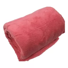 Manta Cobertor Microfibra Casal Cor Rosé