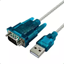 Cabo Adaptador Usb 2.0 Serial Conversor Rs232 Db9 9 Pinos