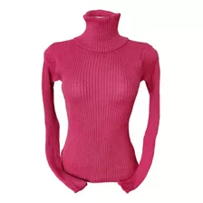 Blusa Feminina Cacharrel Canelada Trico Tricot Gola Alta