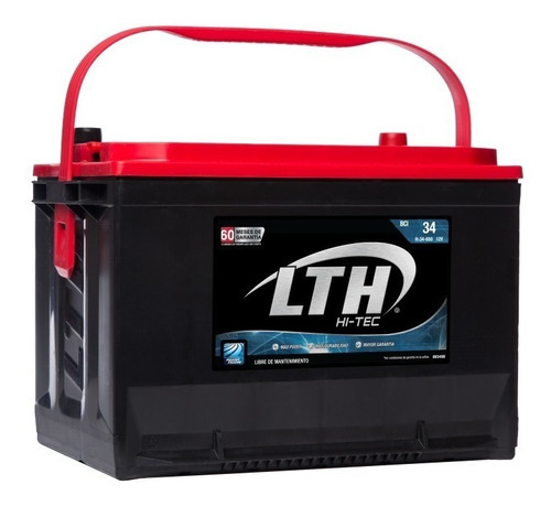Bateria Lth Hi-tec Hyundai H1 Van 2014 - H-34-650 Foto 5