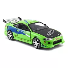 Auto Escala Mitsubishi Eclipse Fast & Furious Jada 1:24