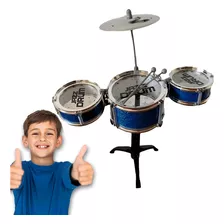 Mini Bateria Instrumental Pop Rock Infantil Menino Menina