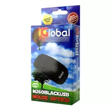 Mouse Óptico Ergonómico Usb Global Caja