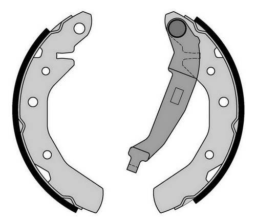 Brembo Zapatas Pontiac Matiz Base 2004-2010 Trasero Foto 2