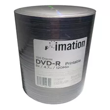 Dvd Imation Ink Printable 8x X100 Unidades 4.7gb 