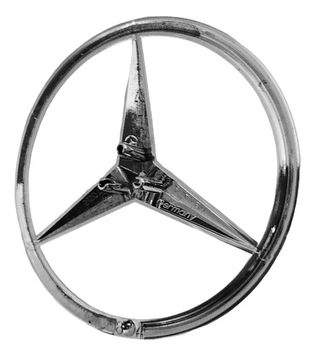 Emblema Mercedez Benz Cajuela 9cm Original Foto 3