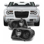 Acanii - Faros Delanteros Cromados Para Chrysler Town & Coun Chrysler Conquest