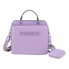 Color Sólido Letras Mano Bl Bolsa De Hombro Bolsa Crossbody