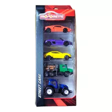 Autitos Pack X5 - Autos Majorette - Vamos A Jugar Color Multicolor