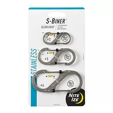 Mosquetón Nite Ize Lsbc-11-r6 S-biner, Surtido, Acero Inoxid