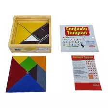 Tangram 70 Peças Carimbras Brinquedos Pedagógicos