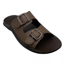 Chinelo Masculino Feet Life Premium 05 Slide Couro Anatomico