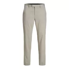 Pantalón Súper Delgado Color Beige