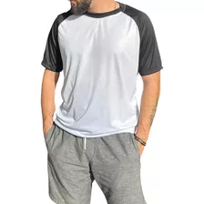 100 Camisetas Raglan 100%poliester Ideal Para Sublimação