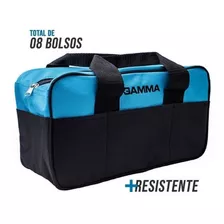 Bolsa Para Ferramentas Em Lona C/ 8 Bolsos Gb0022/br Gamma Cor Única