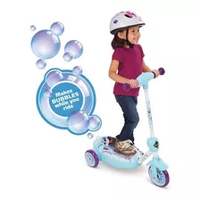 Scooter Frozen 6v Eléctrico Con Tirador De Burbujas 2 En 1 