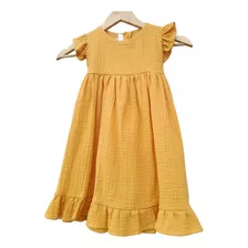 Vestido Tiki Muselina Sin Manga Niña Infantil Talles 0 Al 10