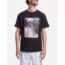 Camiseta Estampada Reserva Influencer Jamelão Preta