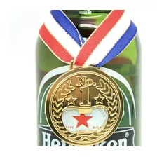 Medalla Deportiva Premio Numero 1 Abridor De Botellas