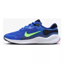 Tênis Nike Revolution 7 Infantil Cor Azul Tamanho 34 Br