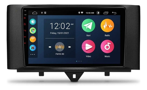 Android Smart Fortwo 2011-2015 Carplay Bluetooth Radio Usb Foto 4
