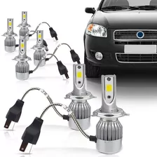 Kit Lampada Led Farol Milha Siena 2007 08 09 10 Farol Milha