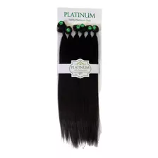 Cabelo Glamor Liso Super Star 50% Natural Platinum 300g 65cm