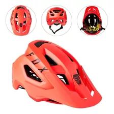 Capacete Fox Speedframe Laranja Com Mips Ciclismo 21 Tamanho G