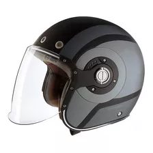 Casco Moto Abierto Smk El Dorado Jet Rebel Retro Cafe Racer