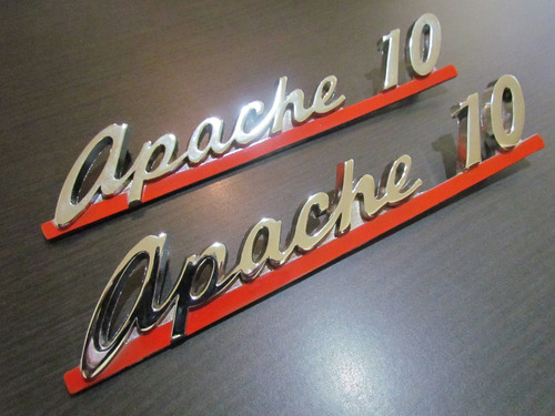 Par Emblema Chevrolet C10 61 1961 Accesorio Pickup Apache Foto 4