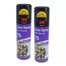 Cola Descola Spray Temporária 75 3m - Silk Sublimação Kit 3