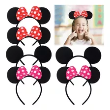 Pack 2 Diademas Con Orejas De Minnie Vincha Niñas Fiestas