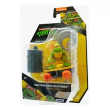 Figura Tortuga Ninja Michell Angelo Skate Con Accesorios