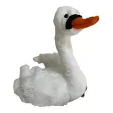 Cisne Branco Realista De Pelúcia 35cm