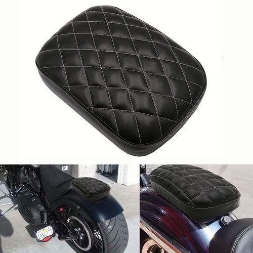 Asiento Trasero Con 8 Ventosas Para Motocicleta, Color Negro