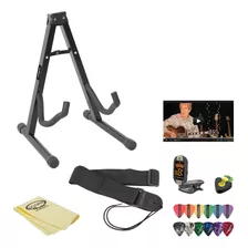 Paquete De Accesorios Para Guitarra Acústica Con Lección,