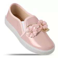 Tênis Infantil Feminino Tenis Menina Elastico Slip On Sapato